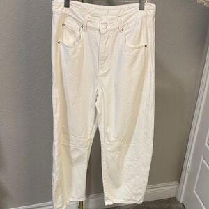 Amazon Women's Cream Flare Jeans